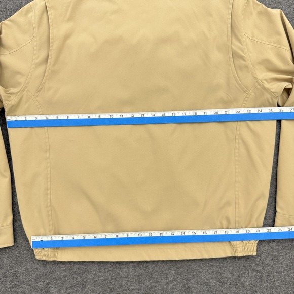 Polo Golf‎ Ralph Lauren Jacket Mens Large Beige Sea Island Lined Bomber Full Zip - Picture 7 of 10